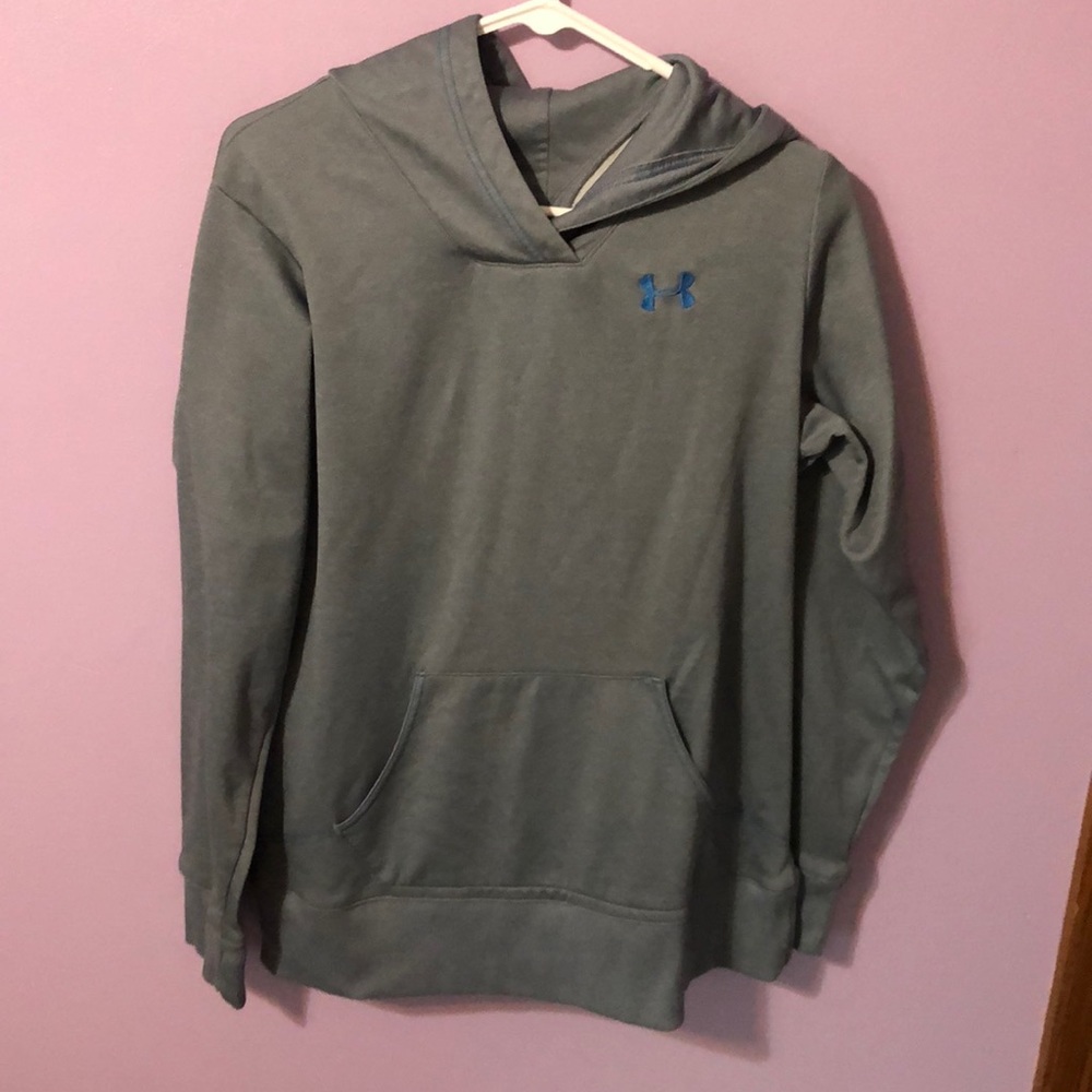 Under Armour Gray Hooded Sweatshirt